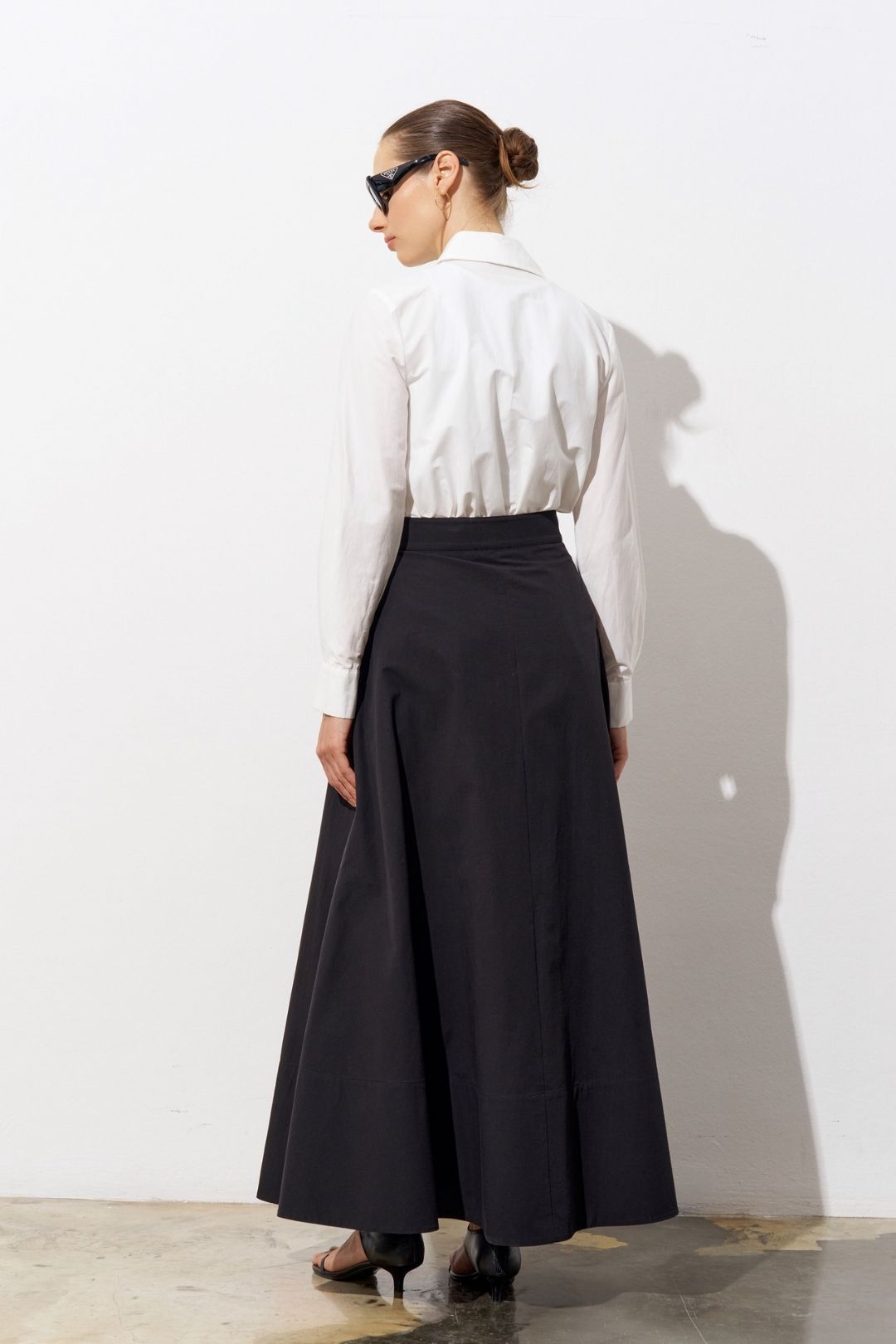 Maren Poplin Maxi Etek